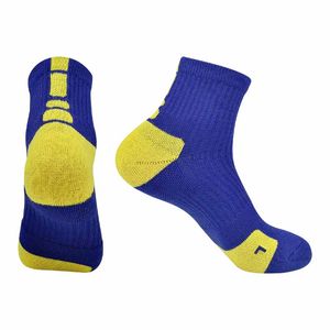 2PCS = 1PAIR USA Profesjonalne elitarne skarpetki do koszykówki średniej długości Sports Sport Socks Men Hurtowe skarpetki Modne