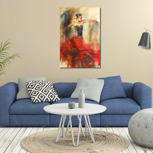 Figurative Art Dances in Beauty Handcrafted Oil Paintings Textured Canvas Romantic Artwork Perfect Wall Decor for Living Room