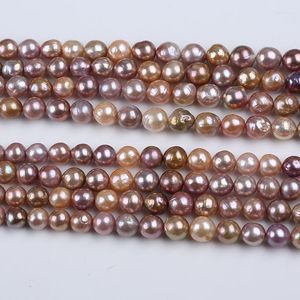 Chains Wholesale 4A/5A Grade 10-13mm Mixed Color Edison Round Freshwater Pearl Strand