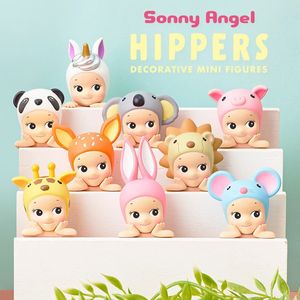 Dollkroppar delar Sonny Angel Lying Down Series Blind Box Anime Figures Toys Cutie Hippers Cartoon Surprise Guess Bag For Kids Gifts 230602