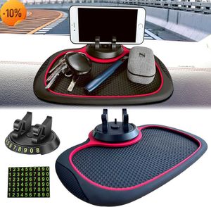 Billaddare 2022 Multi Funktionell bil Anti-halk Mat Auto Telefonhållare Non Slip Sticky Anti Slide Dash Phone Mount Silicone Dashboard Car Pad