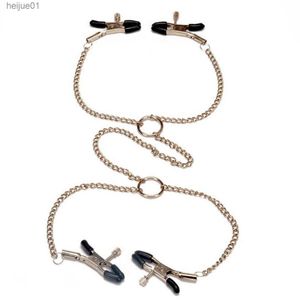 sexy nipple clamps bdsm fetish erotic toys sex games toy tools couples Stimulator Chain Clips collars Adult products for women4673206 L230518