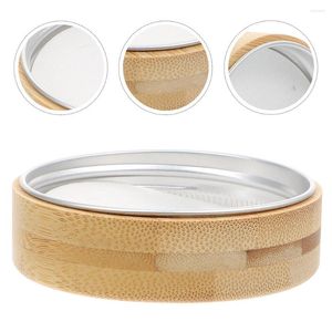 Dinnerware Sets Mason Jar Bamboo Lid Reusable Lids Bottles Jars Sealing Covers Anti-leak Canning Anti-leakage Wide Mouth