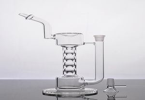 Multi level Clear New Arrival slim Glass water pipes dab rigs glass bongs with birdcage perc oil rigs4828828
