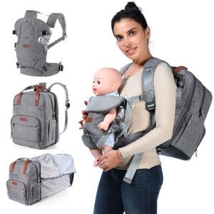 DIAPER Väskor Moderskap Ryggsäck för Baby Multifunktion Mamma med bärare Born Mommy Bag Mummy 230601