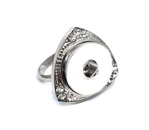Wysokiej jakości 012 Flower DIY Metal Regulowany pierścień Pierścień Ginger 18 mm Pierścienie przyciskowe biżuterię Pierścienie dla kobiet5146524