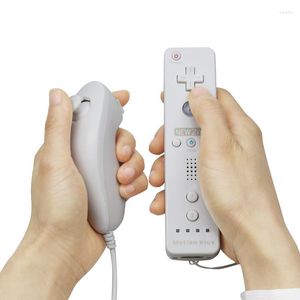 Controladores de jogo 2 em 1 sem Motion Plus para Wii Joystick Remote Controller