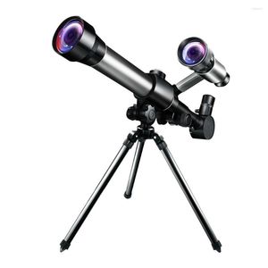 Telescope Outdoor High Clear Astronomical Refracting Science Teaching Toy W 20X 30X 40X Magnification Eyepieces Tripod