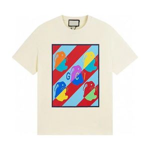 クマのパターンは、共同ブランドのシャツデザイナーTshirt Men Lovers Luxury Tshirts Fashion Summer Short High Street Fashion Teeシニア高品質S-5XL