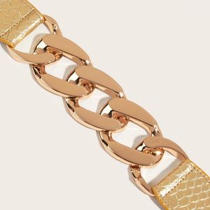 Belts Women Waist Fashion 68cm Skinny Metal Chain Belt Corset Cinch Waistband For Streetwear Sweaters Pants Weddings