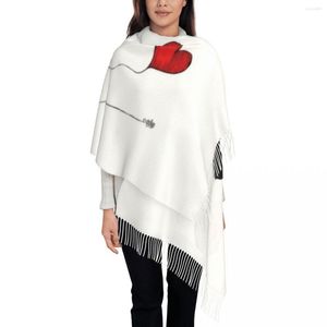 Sciarpe Mafalda Balloon Heart Nappa Sciarpa Donna Soft Quino Manga Cartoon Scialli Wraps Lady Winter Fall