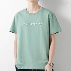 Męskie T Shirt Designer dla mężczyzn koszule damskie modna koszulka z haftowanymi literami w stylu Casual, letnia koszulka męska z krótkim rękawem odzież damska poprawna wersja