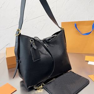 Bolsas de ombro Tote Bag Designer Handbag Women Tote Shopping Pocket Vintage Carry Hobo All With Wallet Crossbody Bag 2 sets Shopping Purse Large Capacity Package