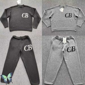 Мужские спортивные костюмы Stock Cole Buxton CB Жаккард из шлифовального свитера US Eu Size Casual Set Loak Design888ww