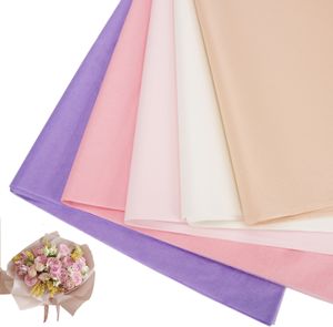 Papel de embalagem 10 pçs 50 * 66 cm papel de seda buquê de flores papel de embrulho para florista casamento festa de aniversário embalagem de presente decoração diy artesanato papel 230601