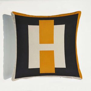 European Cushion/Decorative 45*45cm Designer Sofa Pillow case Car Letter Cushion Cover Lumbar Pillow Leisure Soft Pillowcase