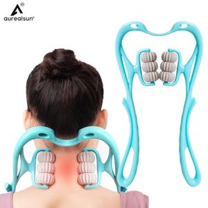 Massaging Neck Pillowws Massager Therapy Shoulder Trigger Point Roller Health Care Realx Massage Tool Relieve Pressure Deep Muscle Massajedor Saude 230602