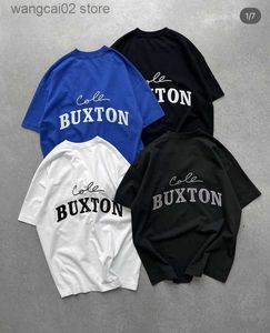 Camisetas masculinas de melhor grau CB Cole Buxton Mulheres Menções T Camisetas Tees Hiphop Men de tamanho grande casual Tirina de manga curta T230602