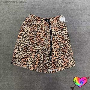 メンズショーツKapitalLeopardショーツ2022男性女性1 1高品質のフルプリントKAPITALショートパンツクイッククイックドライコントリーブリーチT230602