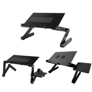 Lapdesks aluminium stopu składanie lapdesks z łóżkiem laptop biurko regulacyjne tabletki notebook