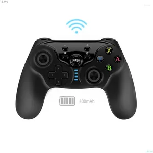 Controladores de jogo Gamepads Switch Controller Wireless Bluetooth Handle Six-axis Dual Vibration Compatible Console Games Accessorie