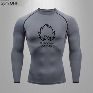 Herren T-Shirts Goku T-Shirt Männer Gym Fitness Training Sport Jiu Jitsu T-Shirts Männer Komprimieren Rashguard Boxen Herren Muay Thai Kickboxen Trikots J230602