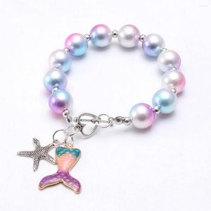 Charm Bracelets Return Gifts For Kids Girls Jewelri Colorful Beads Bling Charms On Hand Made Handmade Friendship Wristbands