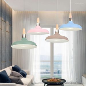 Подвесные лампы Nordic Modern Restaurant Light Creative Simple Personality Bar Cafe Living Room Выставка Macaron Decorative Lamp