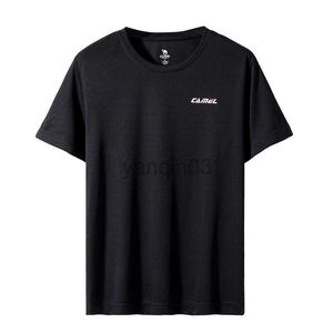 メンズTシャツメン女性屋外Tシャツ半袖カジュアルサマーソフト通気ハイキングスポーツシャツoネックトップS-2xl J230602