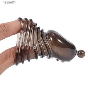 Sex Toy Massager Samox Allunga Riutilizzabile Ingrandimento Estendi g Point Ring Manicotti di estensione del pene maschile per uomo Adulti Prodotto L230518