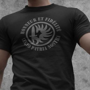 T-shirts masculinas Legion Etrangere Honor Fidelity T-shirt da legião estrangeira francesa. Camiseta masculina manga curta verão de algodão com decote em O nova S-3XL J230602