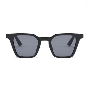 Sunglasses Trapezoidal Handcrafted Oversized Sun Glasses Polarized Mirror Custom Made Myopia Minus Prescription Lens -1 To -6