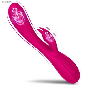 Массаж кролика G-Spot Vaginal Stimulator Dildo Vibrator Женский инструмент мастурбации для взрослых продуктов Clitoris Massager Sex Toys для пары L230518