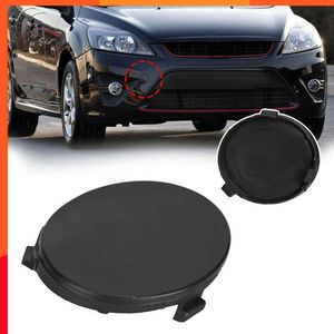 Yeni siyah araba ön tampon çekme kanca kapağı kapak plastik dış araç aksesuarları için ford focus mk2 c-max 2007-2011 8m5117a989aa