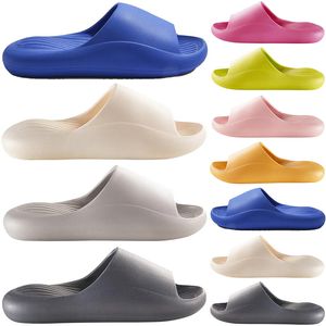 Deslizadores de chinelo de sandália de designer para homens e mulheres sandálias verdes amarelos corrediças pantoufle mulas chinelos masculinos femininos chinelos treinadores chinelos sandálias cor51