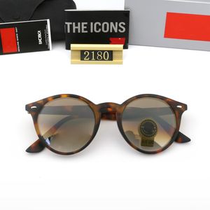 Uomo Rao Baa Occhiali da sole Classic Brand Retro donna Occhiali da sole Divieti di lusso Designer Eyewear Metal Frame Designer Occhiali da sole ray Donna con scatola BB 2180