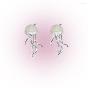 Stud Earrings 2023 Ocean Elf Jellyfish For Women Creative Unique Sweet Cool Fun Trend Fashion Aesthetics Jewelry