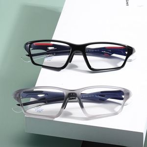 Okulary przeciwsłoneczne modne sportowe okulary przeciw niebiesko -promieniowe Nowe regulabowane lustrzane nogi Filtrowanie światła
