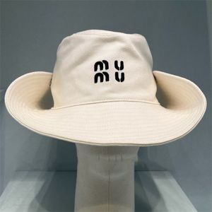 Unisex Summer Wide Brim Hats Designer Buckte Hat Sun Sun