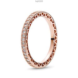 Novo anel feminino Cz coração anéis de diamante jóias femininas para Pandora 925 prata esterlina anel de casamento conjunto com caixa original b1iy5fyz