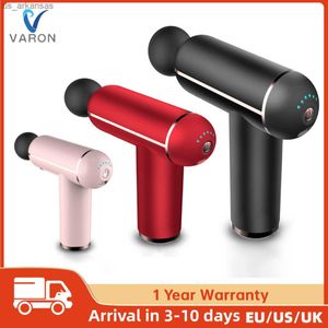 Varon Fascia Gun Bibration Massage Gun Percussion Pistol Massager for Deptisue Muscle Body Lexation Mini Fitness Device L230523