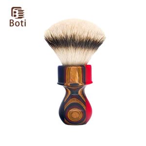 Brush Boti Brushnew Sunset and Sea and Shd Leaderslivertip Badger Hair Knot全体のブラシメンズシェービングブラシビアードツール