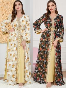 Ubranie etniczne maroko sukienki imprezowe kobiety eleganckie solidne na ramię długie vestidos seksowne balowane sukienki kaftanowe Indie longue largos