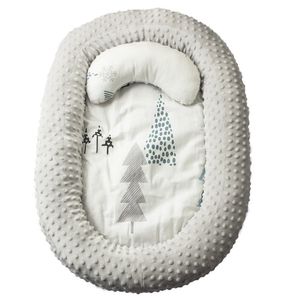 Sängskenor reser vikbar mjuk bärbar babyskydd Crib Cradle Buggy Madrass Lounger Bumper Spädbarn 230601