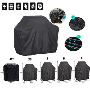 BBQ Narzędzia Akcesoria 5 Rozmiar grilla Grill Cover Cover Anti Dust Waterproof Weber Heavy Duty BBQ BBQ Okładka deszczowa Ochrona Ochronna zabezpieczająca 230601