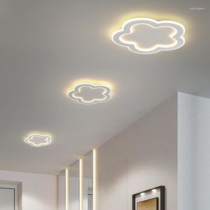 Światła sufitowe korytarz korytarza oświetlenie nowoczesne minimalistyczne werandy cloak lampa balkon salon w verlichting plafond