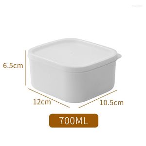 Dinnerware Sets Refrigerator Storage Container With Lid Reusable Fresh-Keeping Box Micorwaveable Office School Use Xqmg