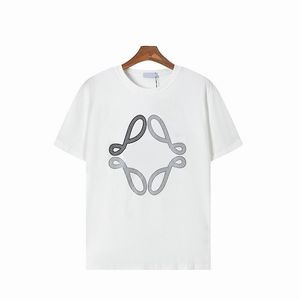 LVMH Summer Loe Men's Tシャツアルファベットプリントの短袖Marca de Lujo Espanola Men's Roas Trand Top Clothing Street Street 124 124