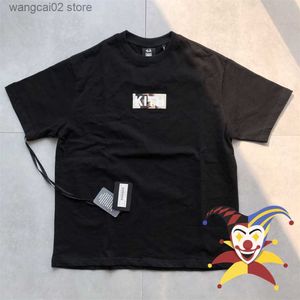 メンズTシャツ2023SS Kith Godfather T Shirt Men Men 1 1最高品質のトップティーヒップホップスケートボードTシャツT230602