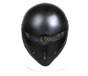 New Design Sport Outdoor Carbon Fiber Tactical Combat Gray Fox Full Face MaskPaintball Protective Mask Hood for 2329434